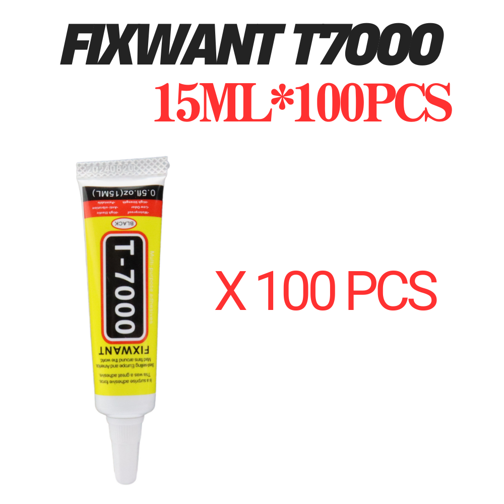 Contact Cement Glue - 100 adet 15ML T-7000 siyah kontak
