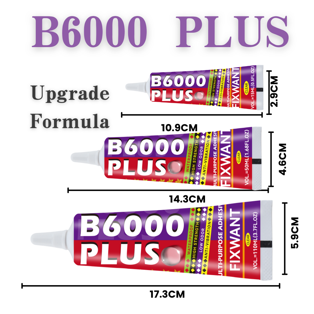 Contact Cement Glue - B6000 PLUS 15/50/110ML Temizle İletişim Telefon