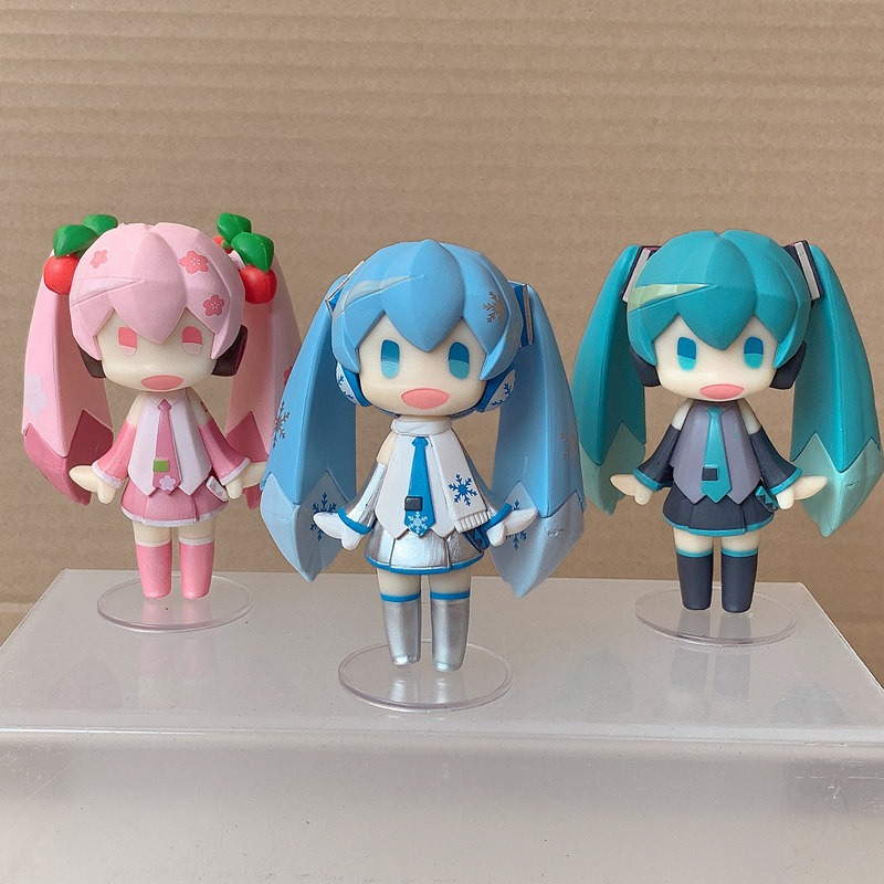 Cosplay Prop Building - 10CM Anime Figürü Hatsune Miku Figürü
