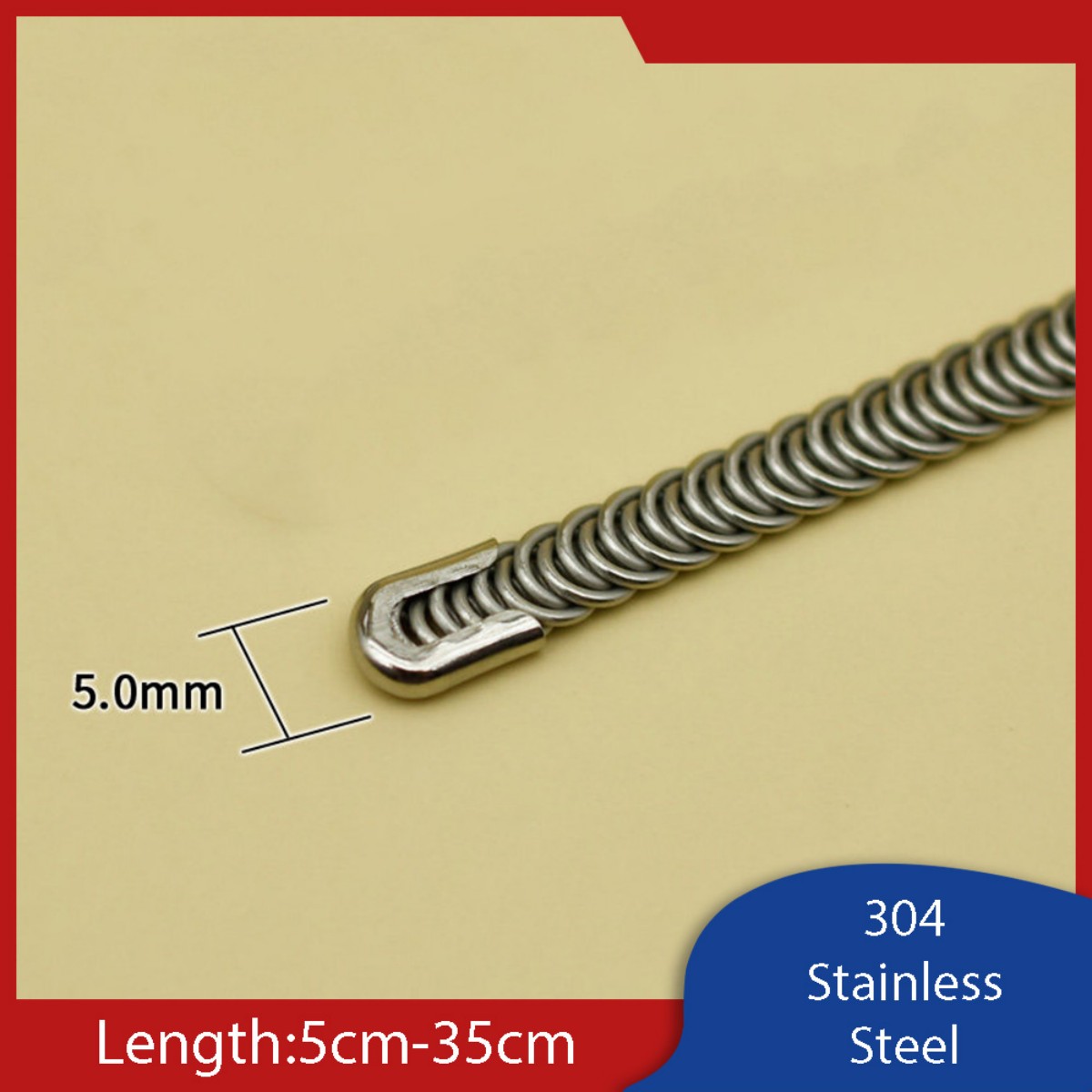 Boning Corset Steel - 5mm Spiral Çelik Korse Balenleme Rulosu