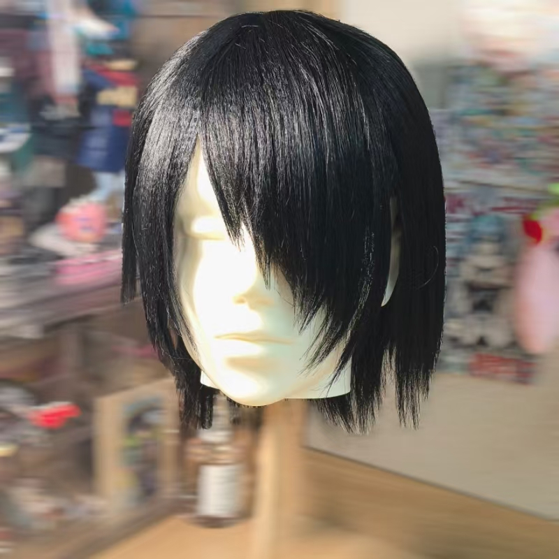 Wig Fiber Net - Anime Sasuke Boruto Cosplay Peruk Siyah