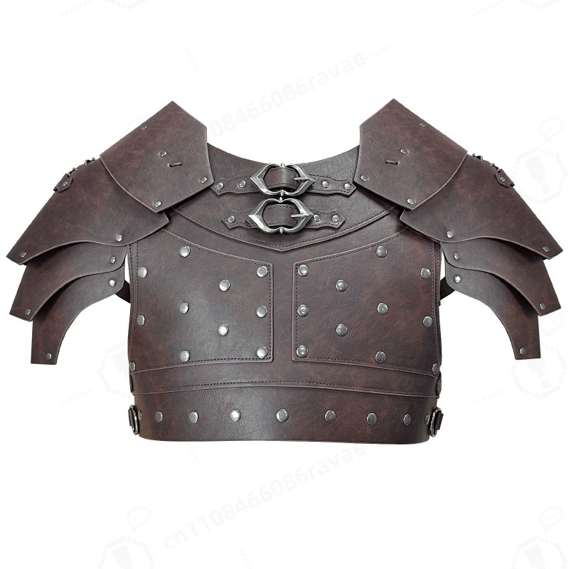 Cosplay Props - Ortaçağ Çivili Omuz Göğüs Zırhı Viking