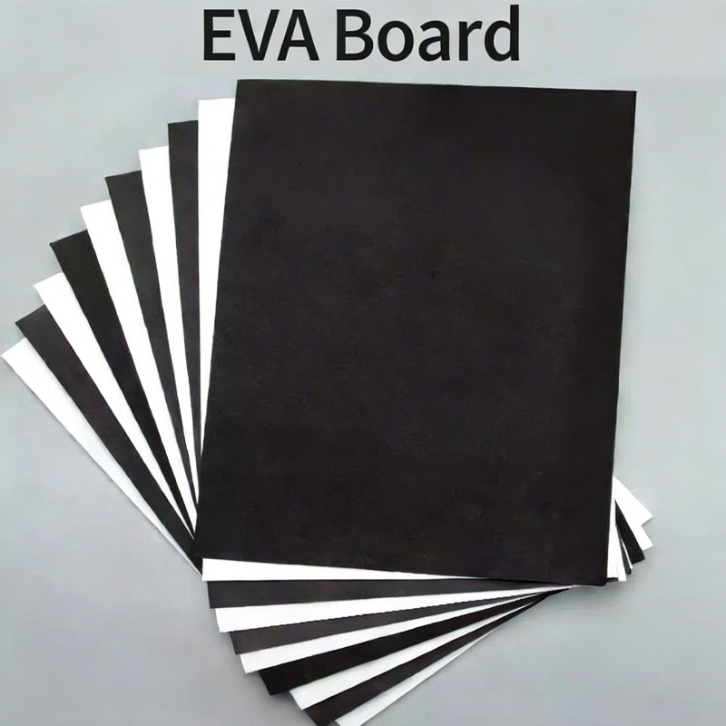 Cosplay Prop Foam Board - Siyah Yapışkansız EVA Köpük Levha, Beyaz