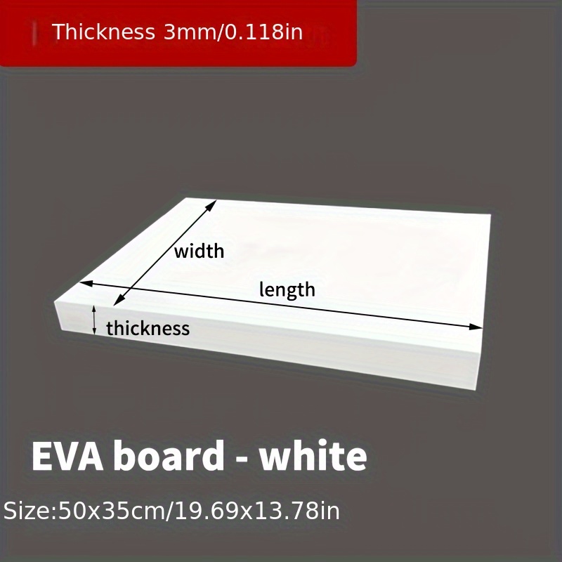 EVA Köpük Levha 14x39 İnç, 3mm - Cosplay Prop Foam Board incelemesi ve fiyatı