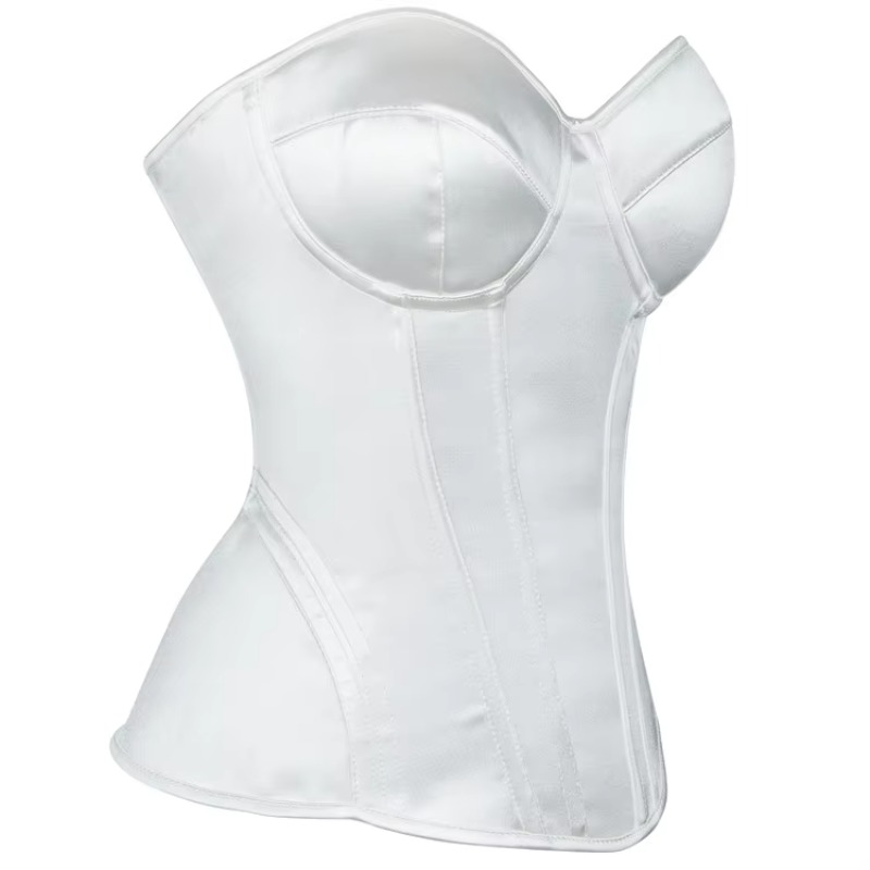 Kadınlar için Beyaz Korse, Göğ - Boning Corset Steel incelemesi ve fiyatı