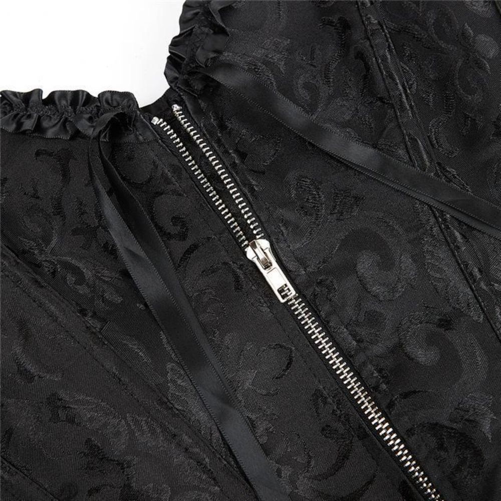Fermuarlı Jakarlı Göğüs Altı K - Boning Corset Steel incelemesi ve fiyatı