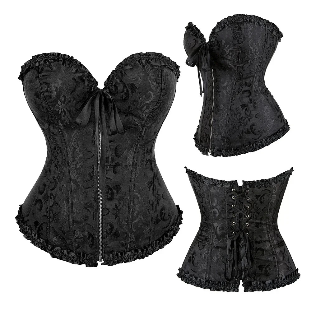 Fermuarlı Jakarlı Göğüs Altı K - Boning Corset Steel incelemesi ve fiyatı