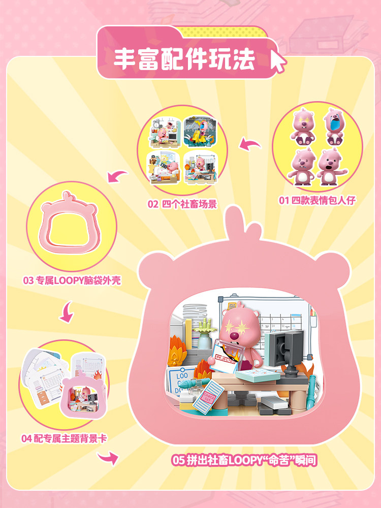 Keeppley 2026 Yeni Loopy ‌   O - Cosplay Prop Building incelemesi ve fiyatı