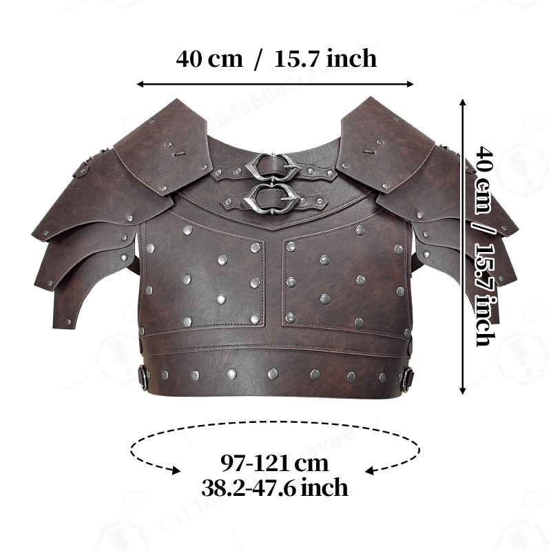 Ortaçağ Çivili Omuz Göğüs Zırh - Cosplay Props incelemesi ve fiyatı