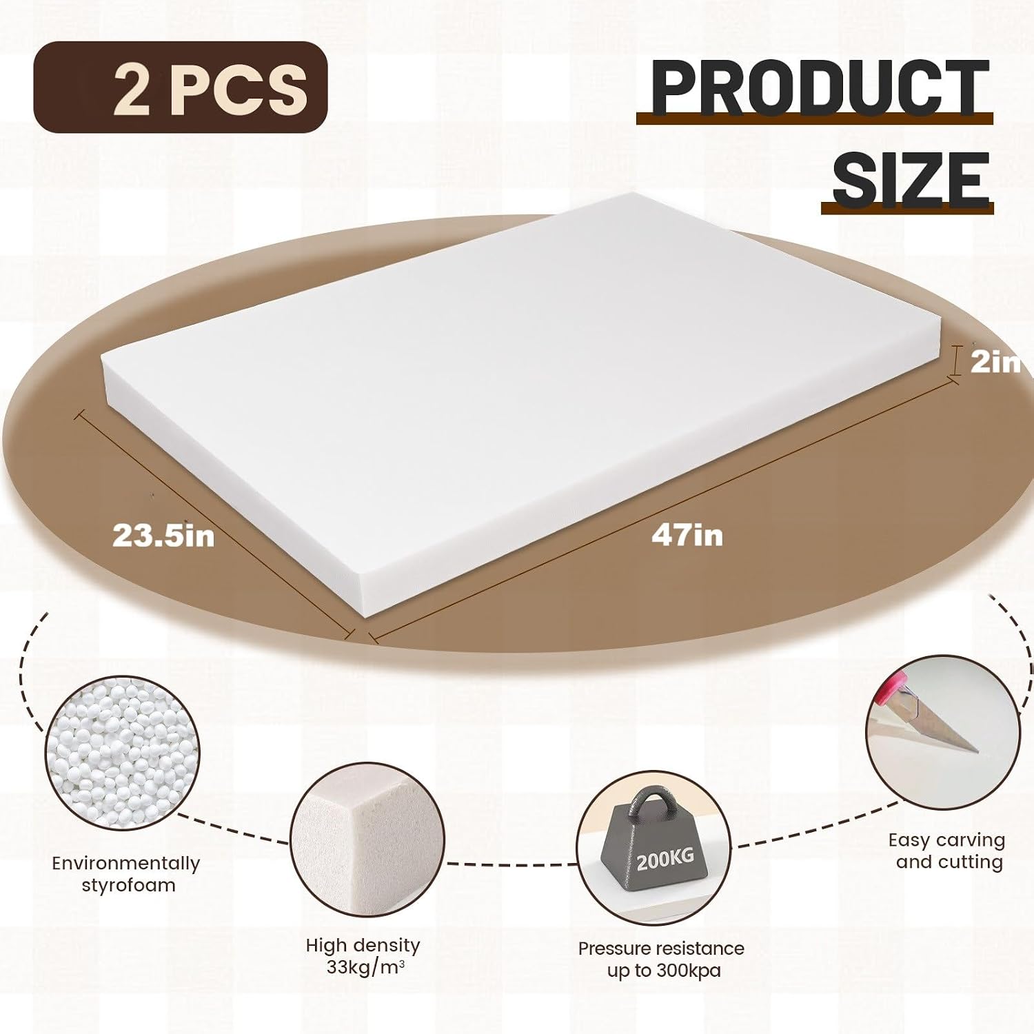 Yüksek Yoğunluklu XPS Büyük Kö - Cosplay Prop Foam Board incelemesi ve fiyatı