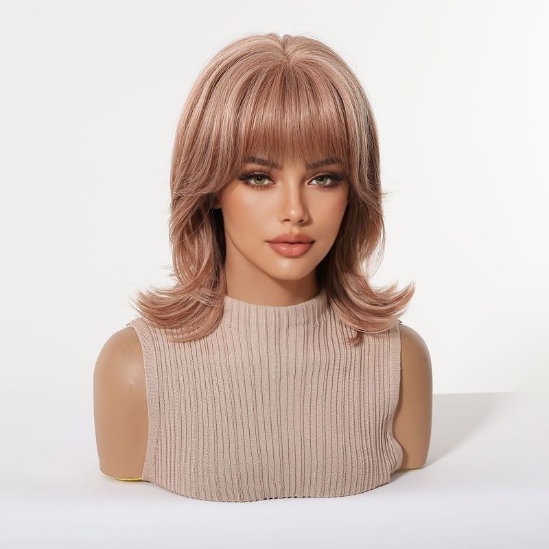 Kadın peruk, kahküllü, kurt ku - Wig Fiber Net incelemesi ve fiyatı