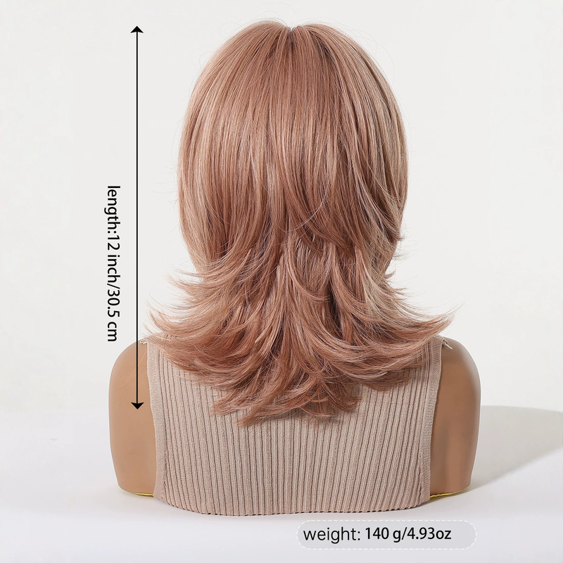 Kadın peruk, kahküllü, kurt ku - Wig Fiber Net incelemesi ve fiyatı